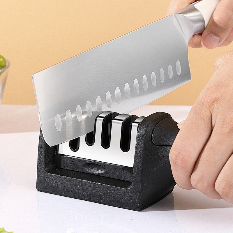 Knife Sharpener Professional Ceramic Tungsten Kitchen Sharpening System 4 Stage gallery