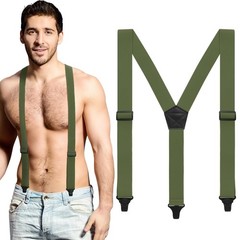 Jiuguva Men Hidden Undershirt Suspender Under Clothing Airport Friendly Strap Y