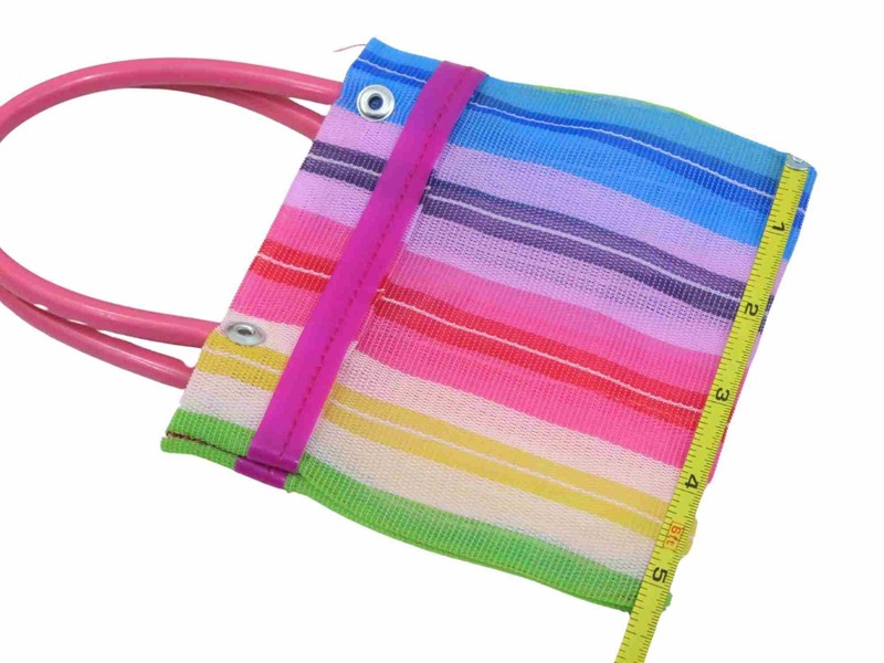 5 Pack Mini Mexican Mercado Tote Bags ( '5x8' ) gallery