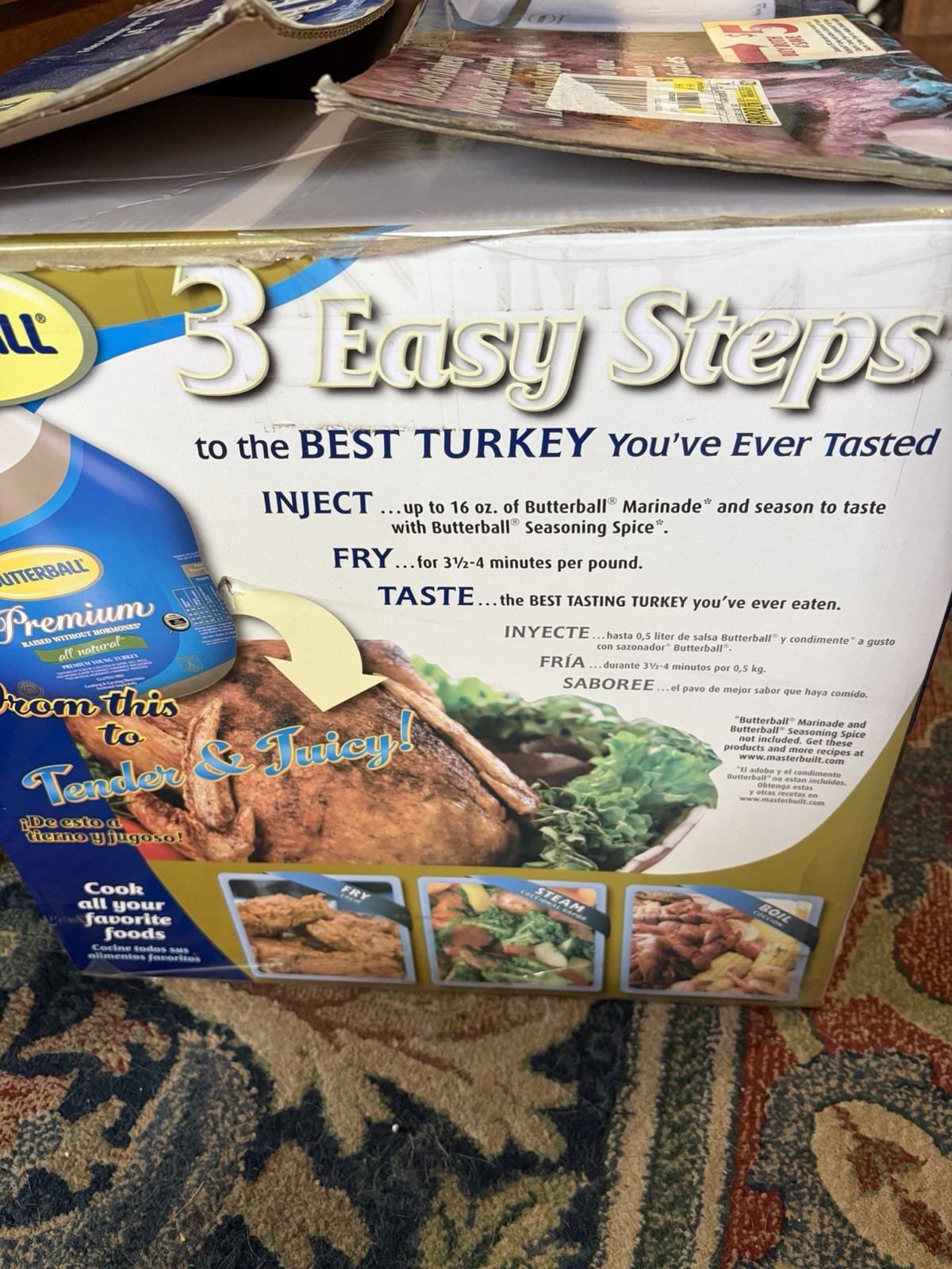 Masterbuilt Butterball Indoor Electric Turkey Fryer Open Box 14 lbs gallery