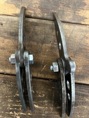 Universal hinges with built in stop Weld On