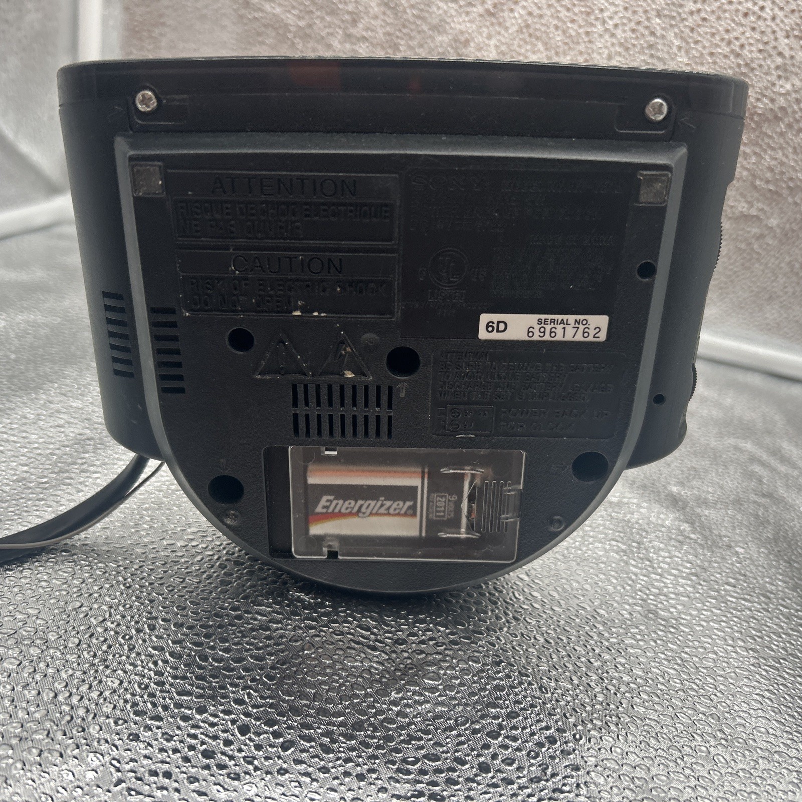 SONY ICF-C212 Dream Machine FM/AM LED Alarm Clock Radio Snooze Battery Backup gallery