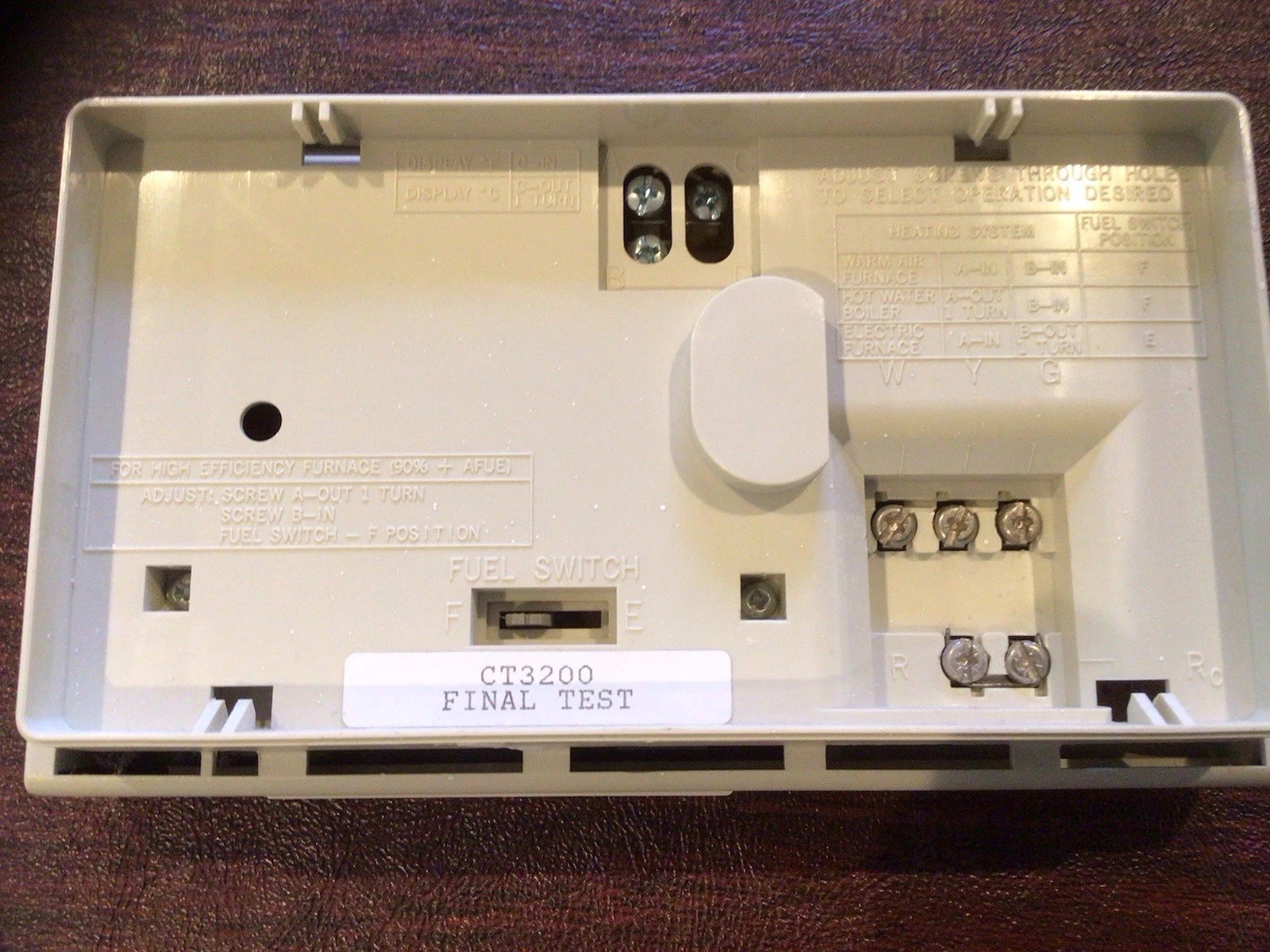 HONEYWELL Magic Stat 7 Day Programmable Heating Cooling Thermostat, preowned gallery