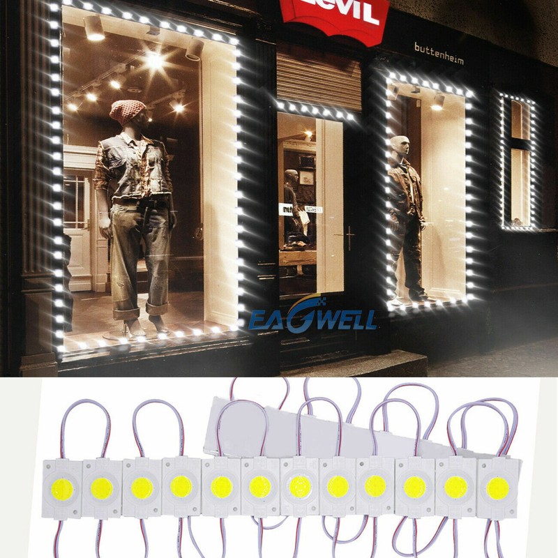 20~200PCS COB Module LED Light IP65 Waterproof Super Bright Sign Lamp DC 12V gallery