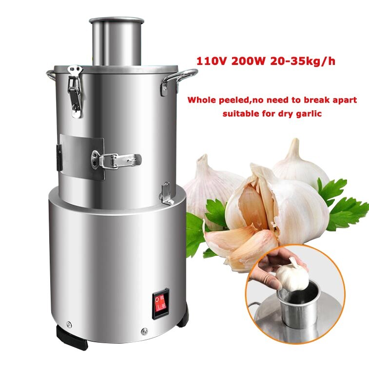 110V Dry Garlic Peeler Machine Automatic Electric Garlic Peeling Machine -USED gallery