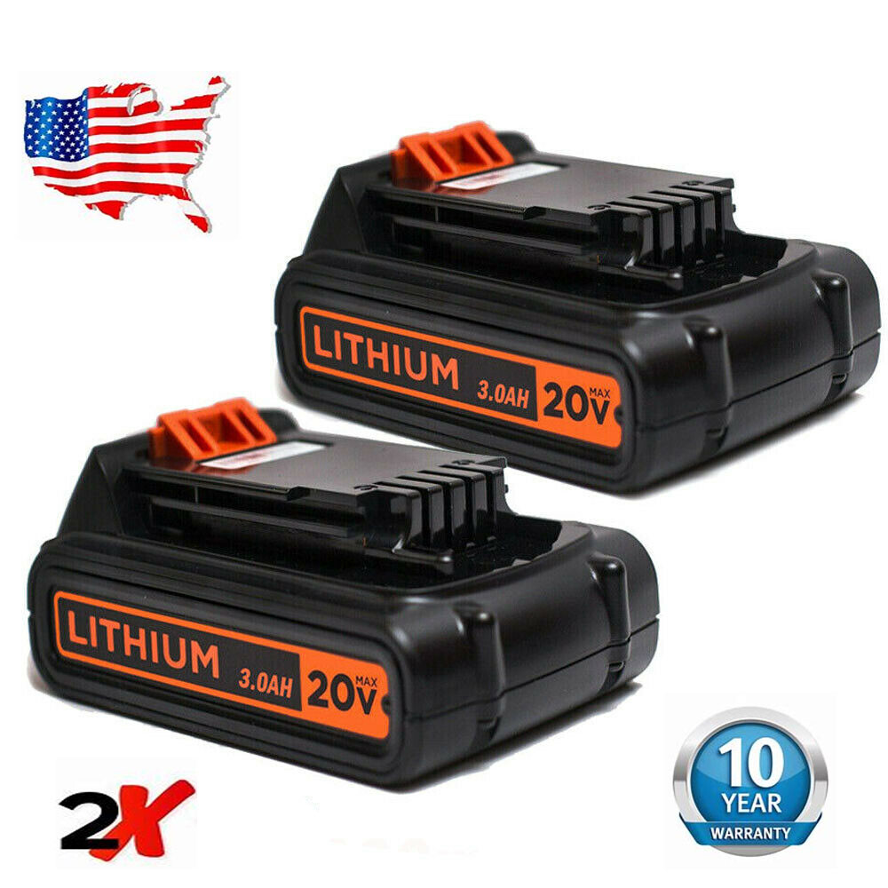 2X LBXR20 20V MAX Matrix Lithium Battery For Black & Decker LCS1620 LDX220 3.0AH gallery