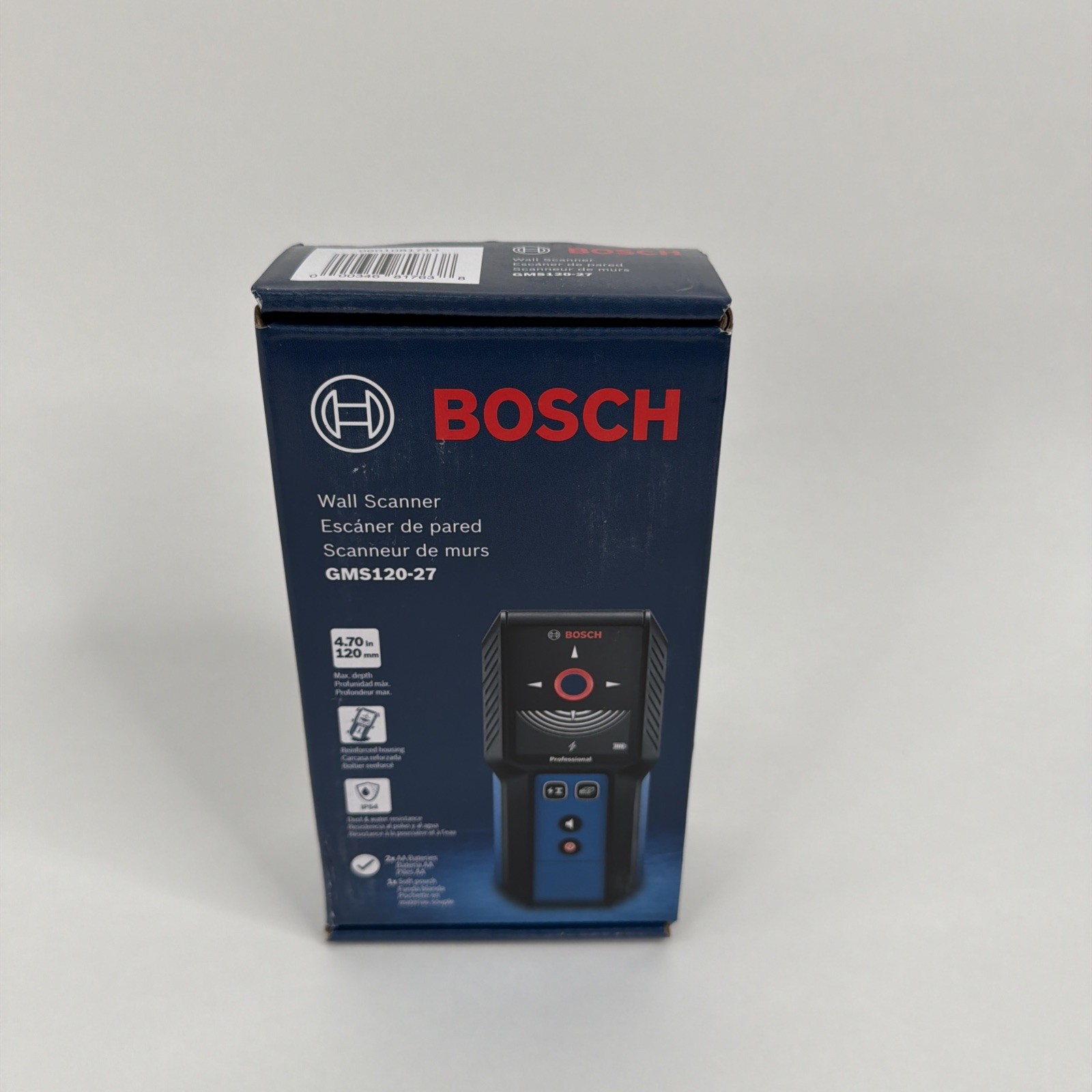 Bosch 4-in Scan Depth Electric/Metal/Wood Finder GMS120-27 [Brand New] gallery