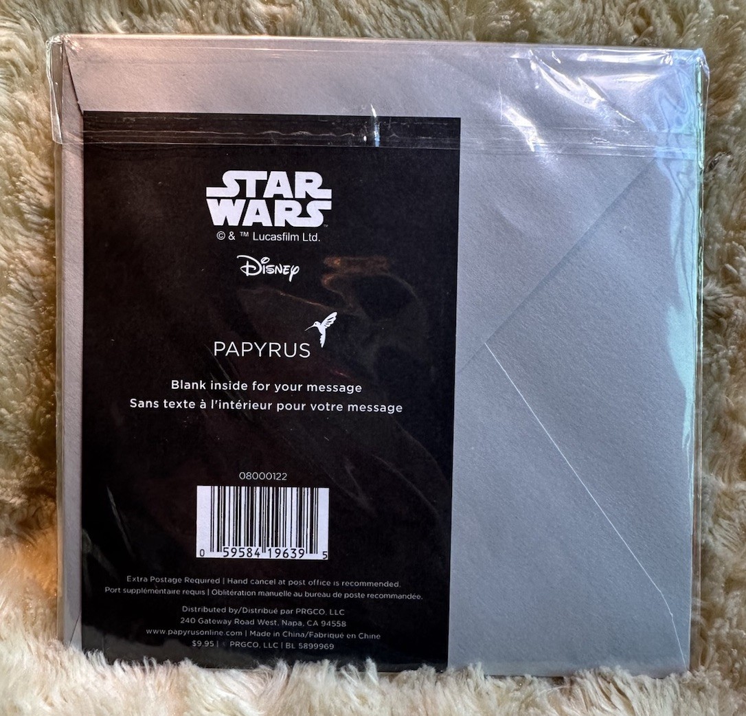 Papyrus All Occasions Birthday Card Star Wars Disney 3D Jeweled Storm Trooper gallery