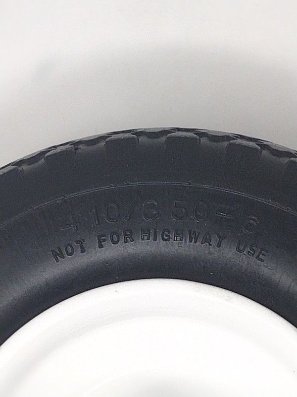 12" Flat Free Solid Polyurethane All-Purpose Tire for Trailer Dollies Hand gallery