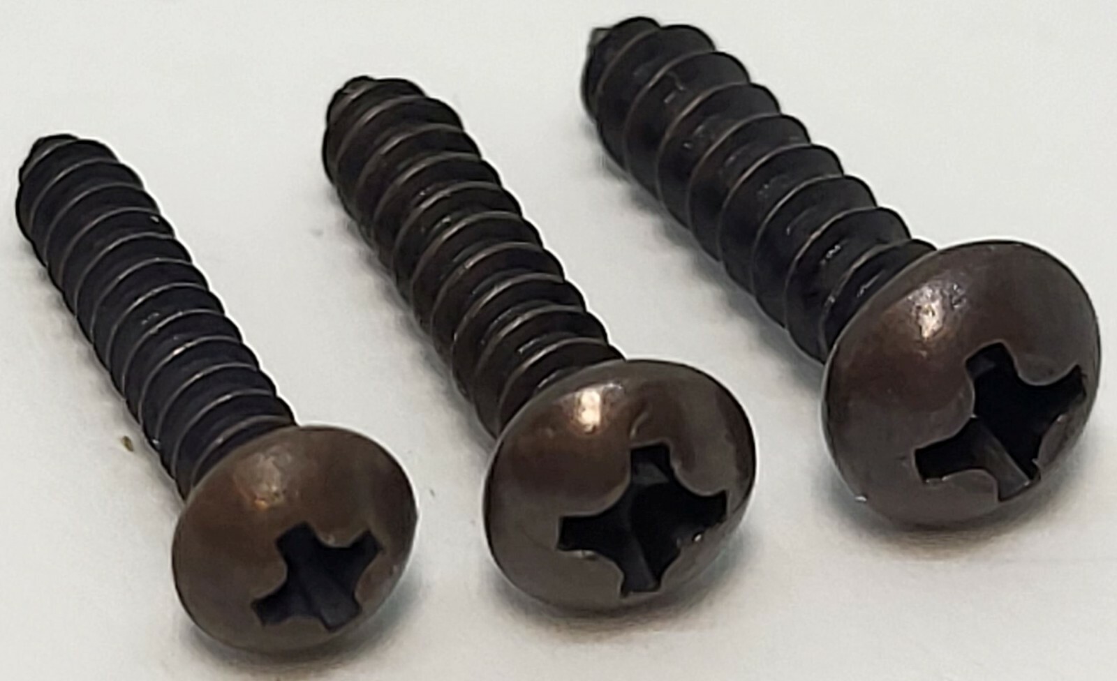 #4 #5 #6 x 5/8 Round Head Screws Bronze Plated Steel Small Phillips antique bras gallery