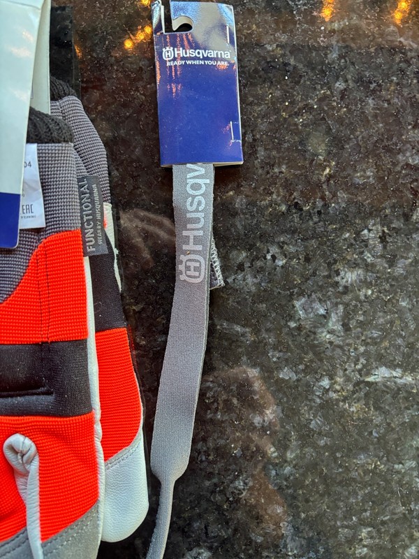 Husqvarna Large Functional Saw Protection Gloves - 579380210 Glasses and Lanyard gallery