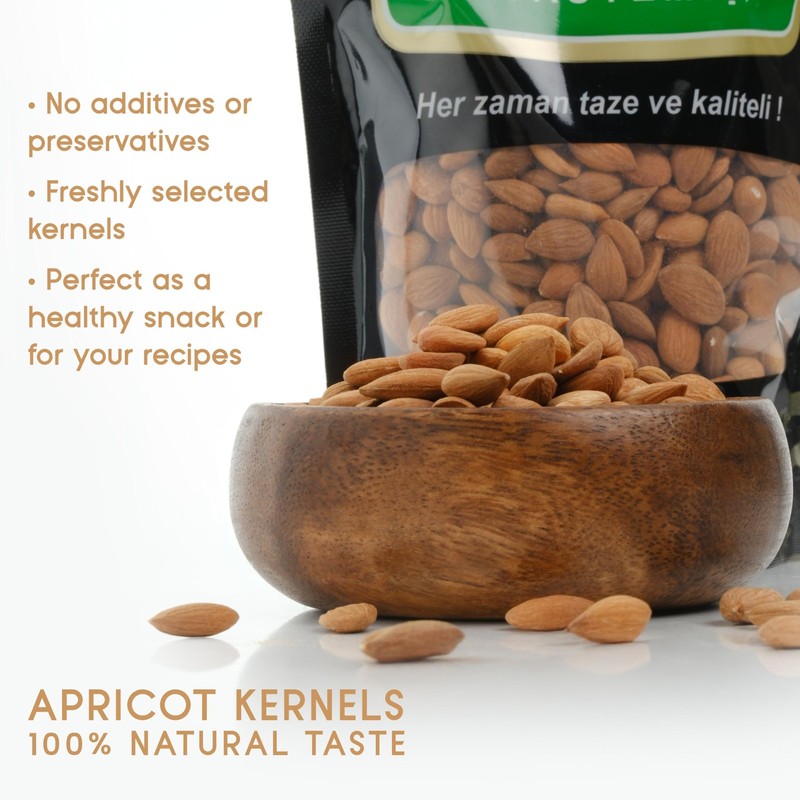 Premium Sweet Raw Apricot Kernels Seeds | Raw Apricot Seeds 8.8 OzSweet Apricot gallery