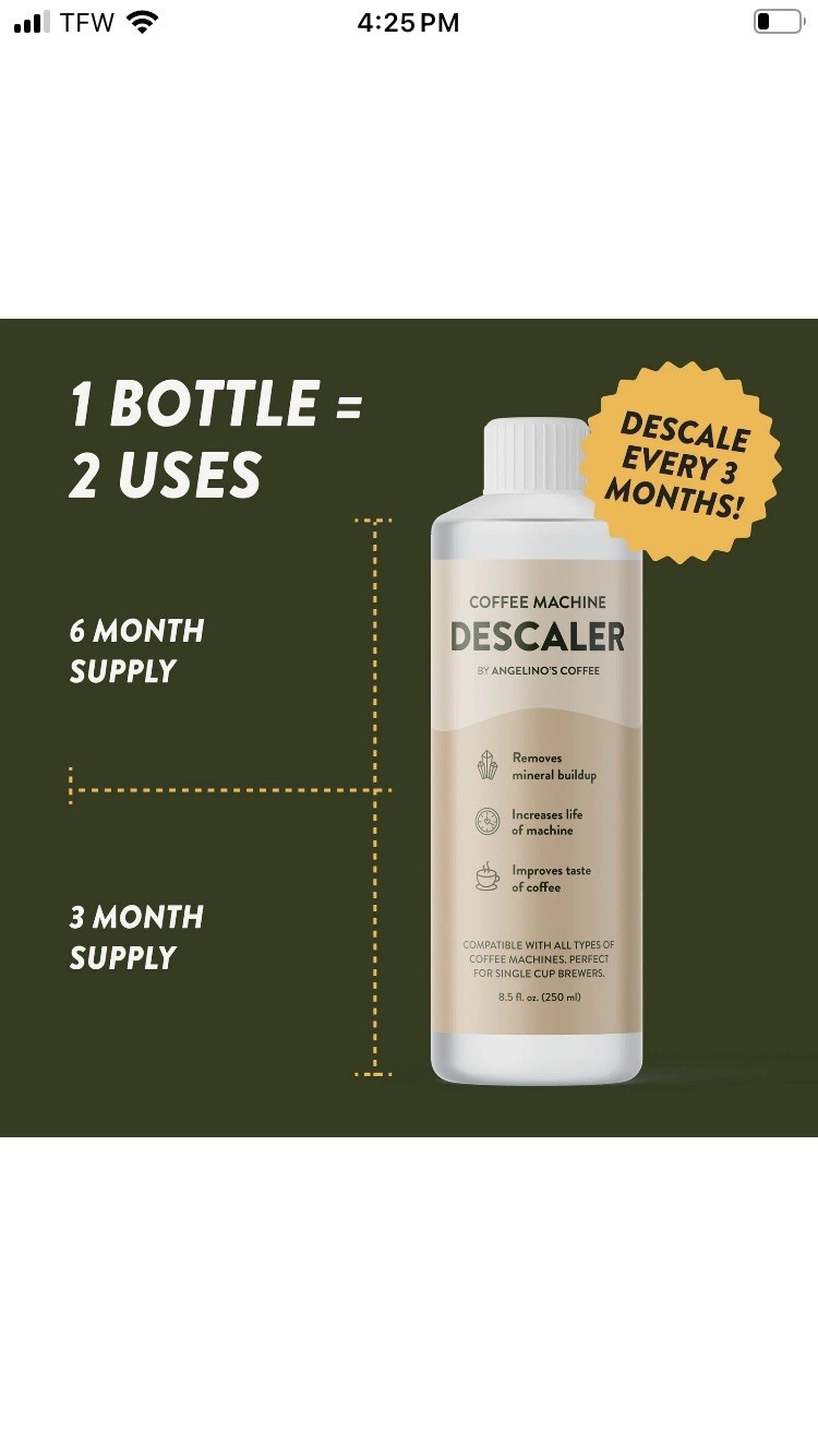 Descaling Solution 2 Uses - Universal Coffee Descaler for Keurig Coffee Machi... gallery