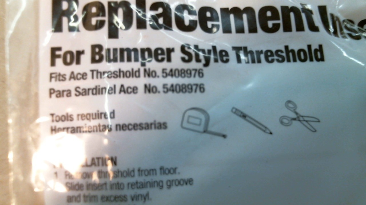 ACE 5409057 Replacement Insert, Bumper Style Threshold, 36" FREE SHIPPING gallery