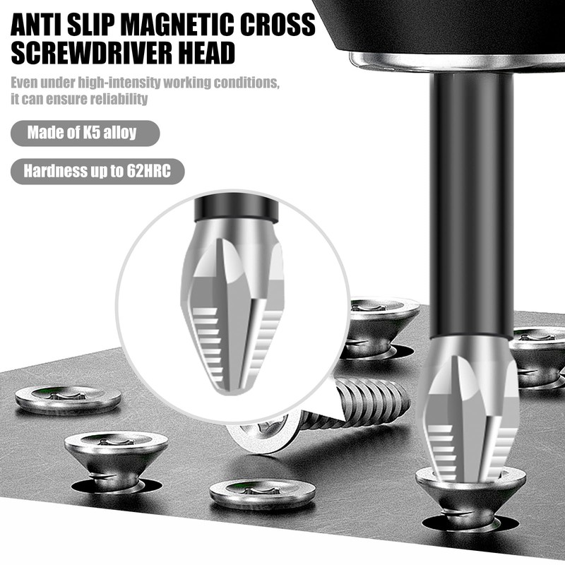 Alloy HighMagnetic Screwdriver Drill Bit Set, 12Pcs Impact Phillips Bits, Non... gallery