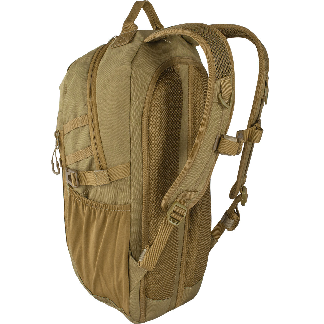 FHIOR Tactical Backpack 20L Coyote With Large Main Compartment Adjustable Straps 3