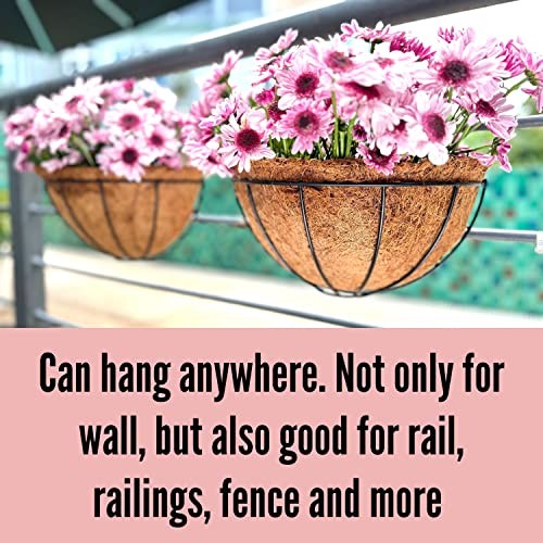 LaLaGreen Wall Hanging Planters, 2 Pack, 12 Inch Wall 12" (30 cm) x 2 Pack gallery