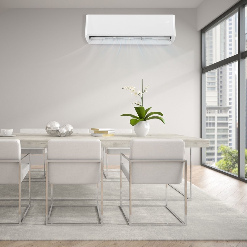 18,000 BTU Mini Split Air Conditioner Heat Pump 230V Dehumidify 23 SEER2 Home gallery