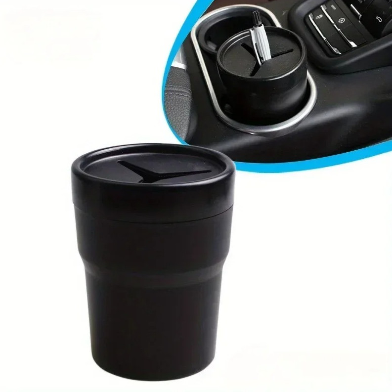 Car Small Storage Bin Multi-Functional Trash Can for Cup Holder Universal NEW gallery