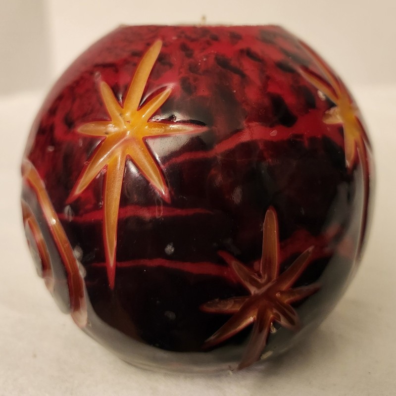 GLOW CITY CANDLE HALF MOON DESIGN 100 % PARAFFIN WAX HANDMADE SEE PHOTOS gallery