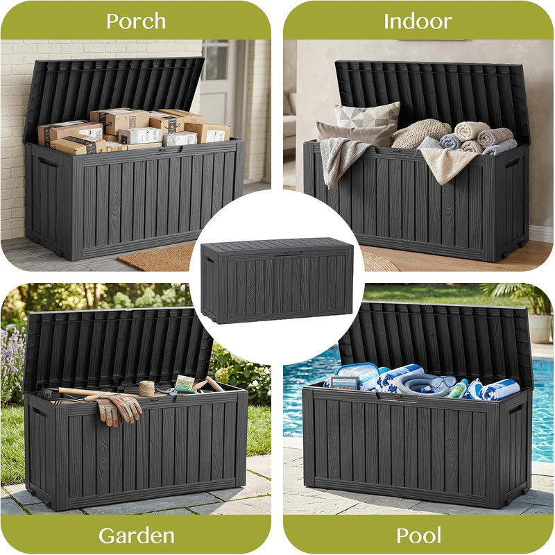 Vixzen 85 Gallon Package Delivery Boxes for Outside Secure Large Parcel Drop Sto gallery