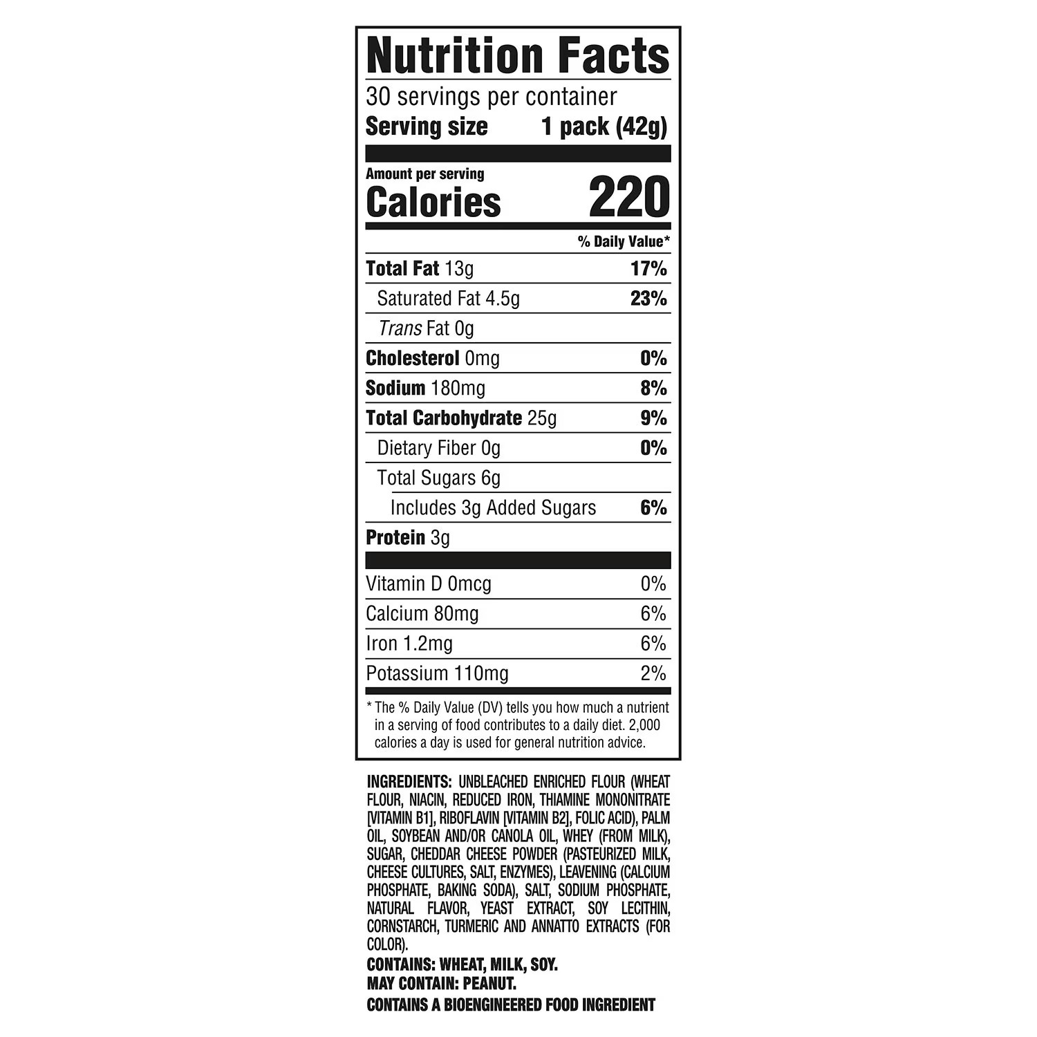 RITZ Bits Cheese Cracker Sandwiches 1.5oz 30 Count Bite Size Snacks gallery