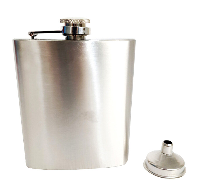 TECHTONGDA 12oz Portable Alcohol Pocket Flask with Funnel Stainless gallery