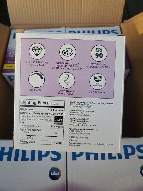 Philips Dimmable PAR38 Flood 17W LED ExpertColor 25° 1200Lm Bright White Qty-1 gallery