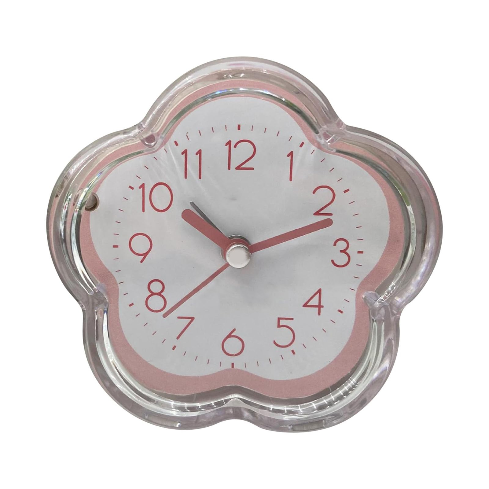 Alarm Clock, Cute Analog Transparent Frame Flower Shape Digital Quartz Clock,... gallery