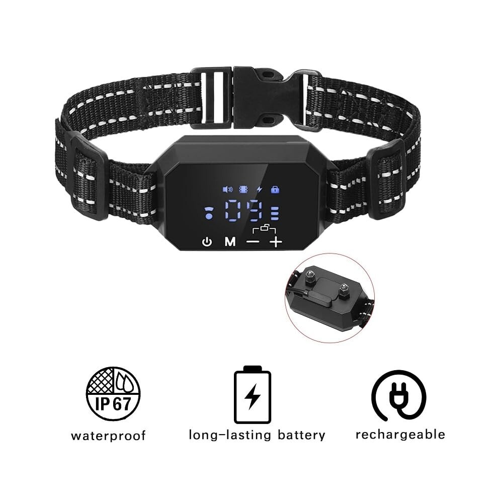 Upgraded GPS Wireless Dog Fence Electric Pet Containment System Shock Collars gallery