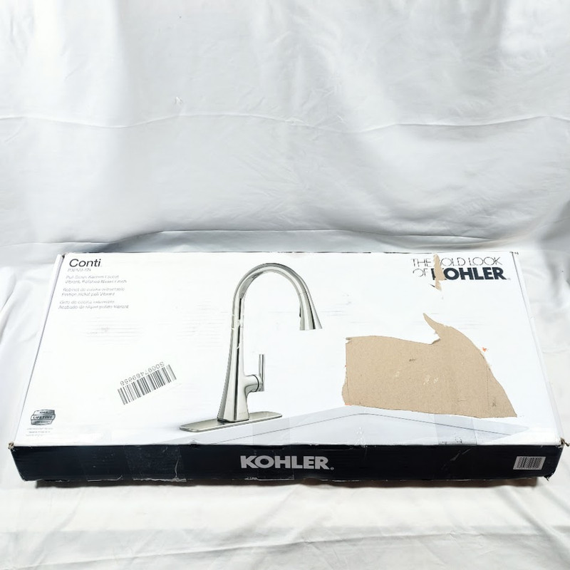 Kohler Conti Kitchen Faucet with Pull-Down Sprayer in Satin Nickel (R32123-SN) gallery