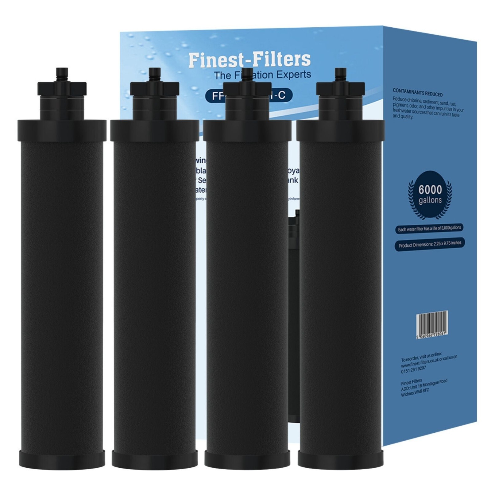 4 x Water Filter Replacements Compatible Berkey BB9 Gravity Fed Filter Systems gallery