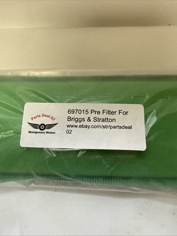 For Briggs Stratton Pre Filter Intek 15.5 17.5 697015 Rep Rotary 19-10304 gallery