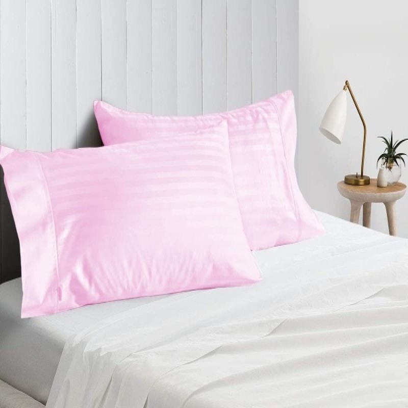 Soft Bedding 1000 - 1200 Thread Count 100% Cotton Pink Stripe Select Item gallery