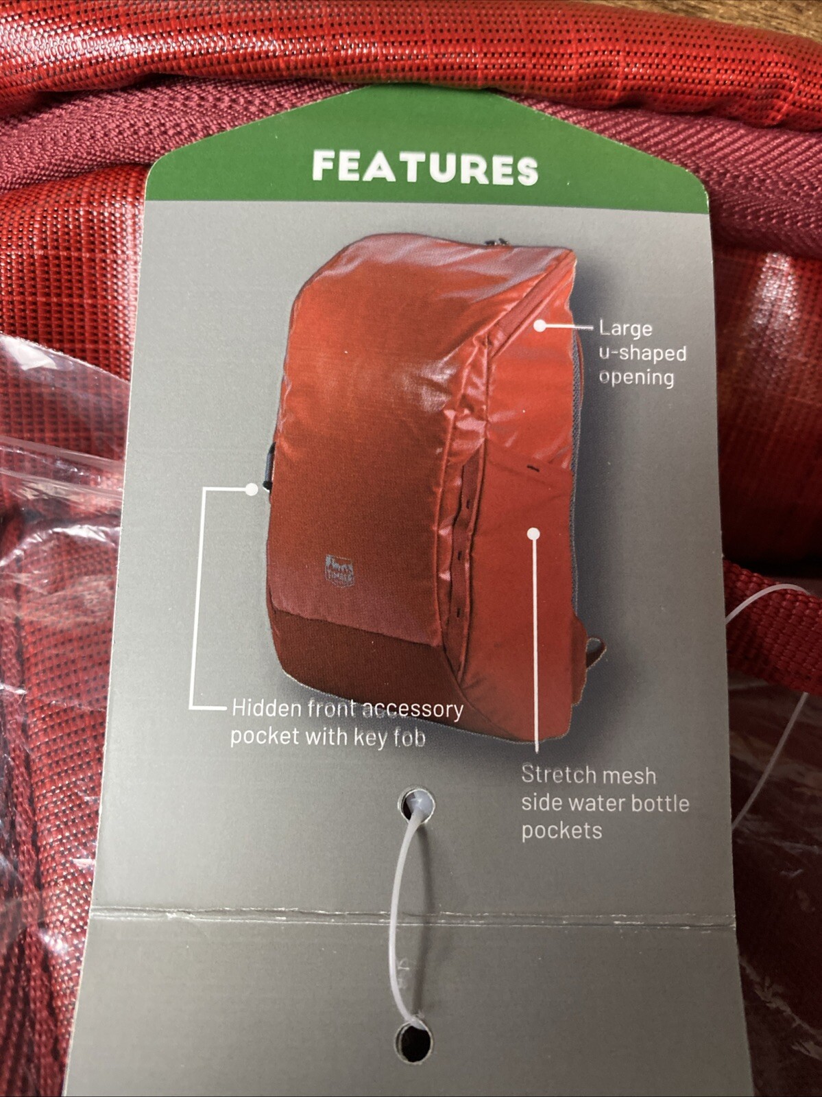 Timber Ridge Xplorer 25L Hiking Pack, Red 3