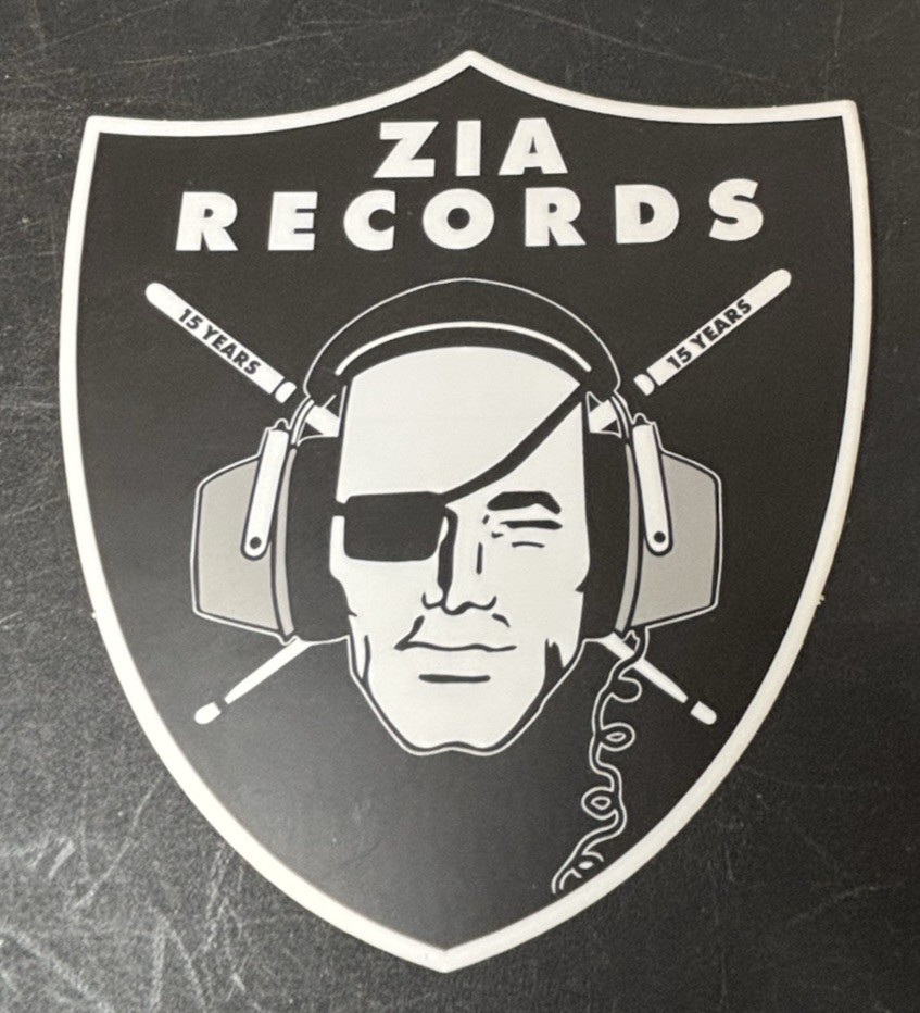 Zia Record Exchange Records Sticker Decal 15 Years 4.5" x 5" gallery