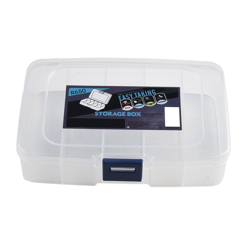 Tool Screws Box Box Plastic Small Part Container Tool Screws Translucent gallery