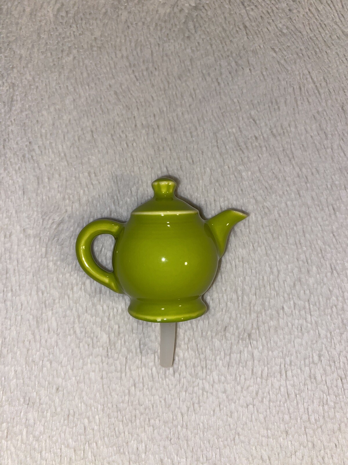 Nora Fleming Mini Green Tea pot For Fiesta Peony Bread Tray Brand New! Mini Only gallery