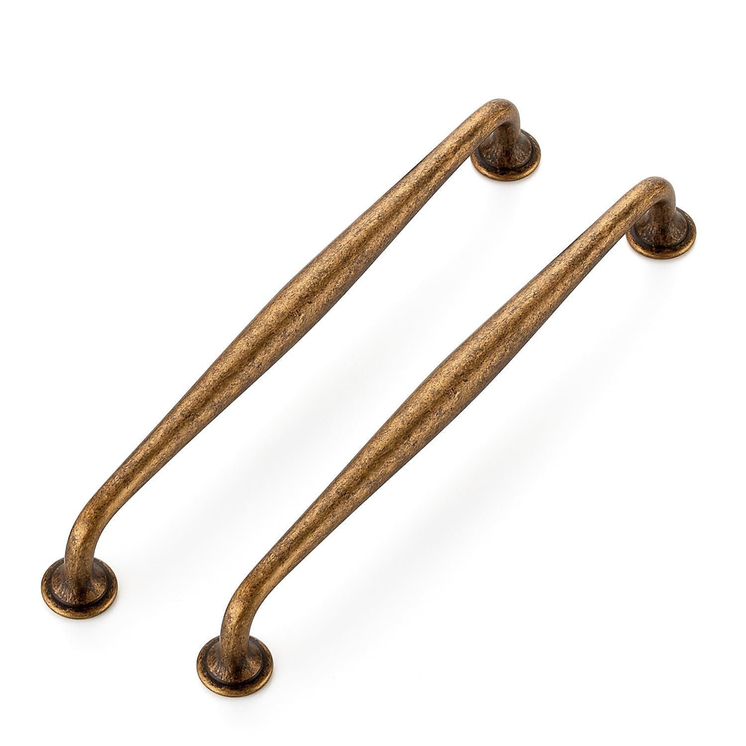 5 Pack 71/2 In Antique Brass Kitchen Cabinet Handles Solid Zinc Pulls gallery