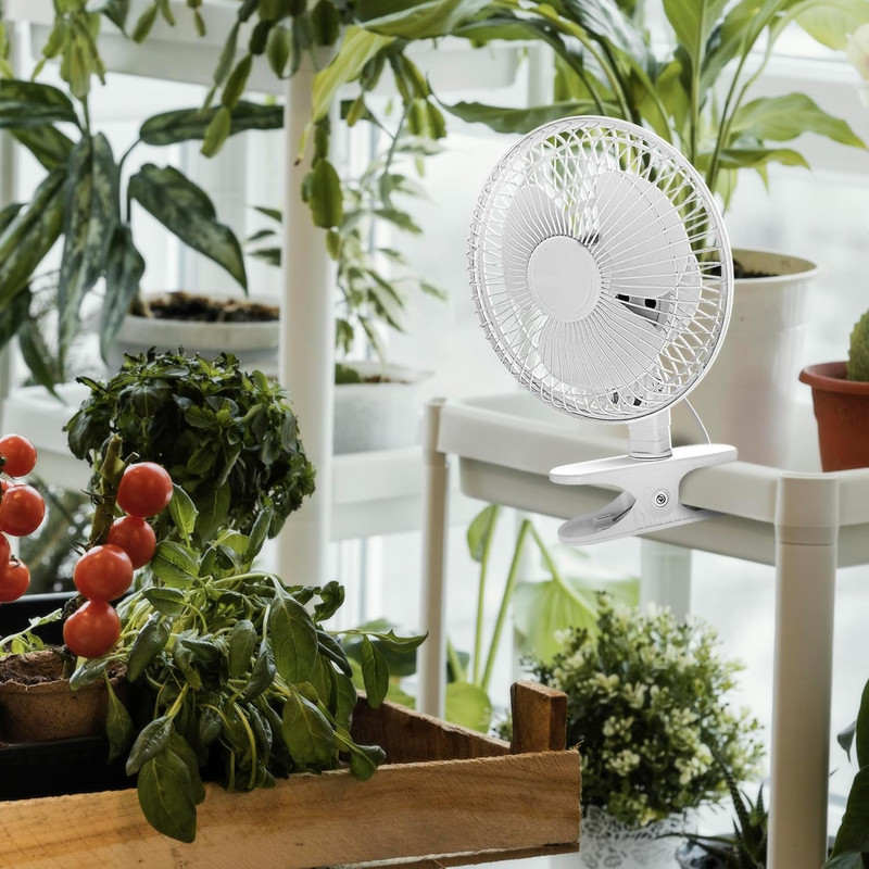 6 INCH - 2 Speed - Adjustable Tilt, Whisper Quiet Operation Clip-On-Fan with 5.5 gallery