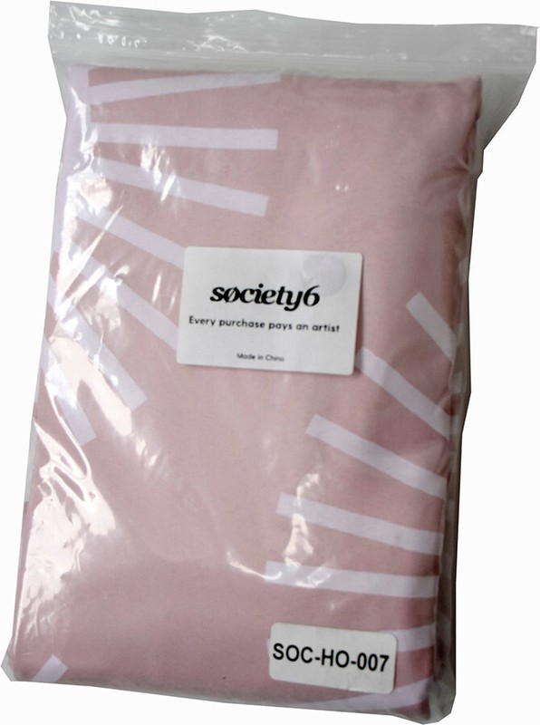 SOCIETY6 Pink Soleil Sun Pattern Designer Shower Curtain 69" x 72" NEW gallery