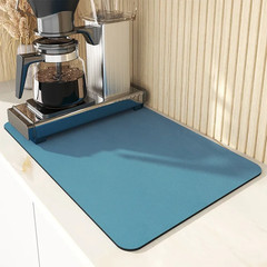 Large Kitchen Super Absorbent Mat Coffee Dish Draining Mat Drying Mat Quick Dry