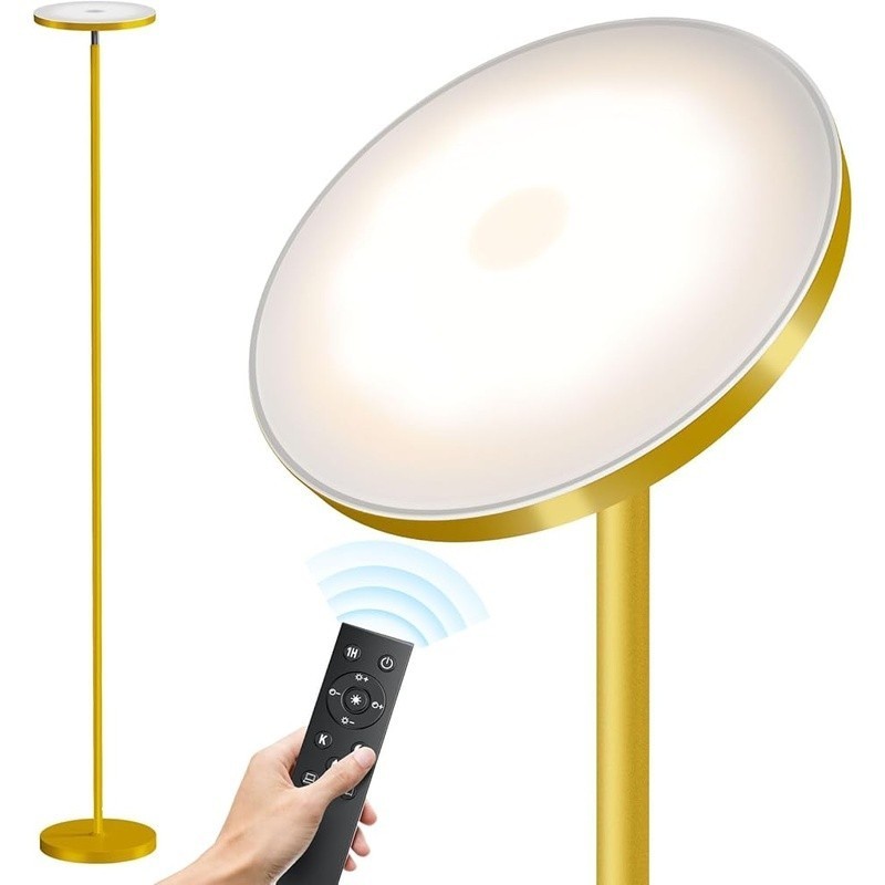 Super Bright Dimmable LED Floor Lamp Remote Control Adjustable 69 Inch New gallery