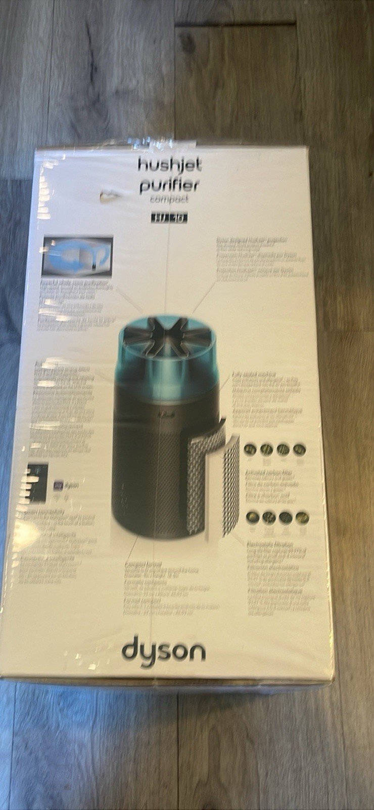 Dyson HushJet™ Purifier Compact HJ10 Black & Teal gallery