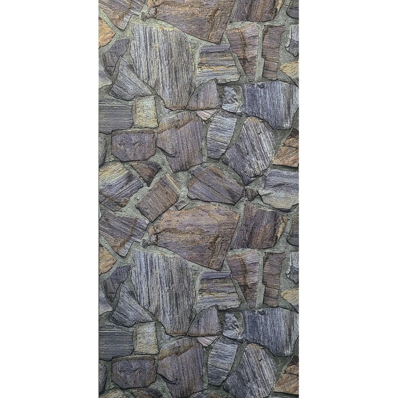 Purple gray brown Modern Wallpaper Textured Brick sandstone wallcoverings 3D gallery