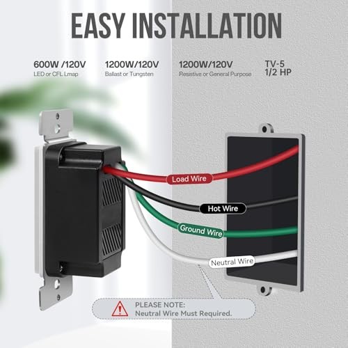 4Hrs Countdown Timer Switch, 1-5-10-20-30-60 Min, 2-4 Hour, 1 - Pack White gallery