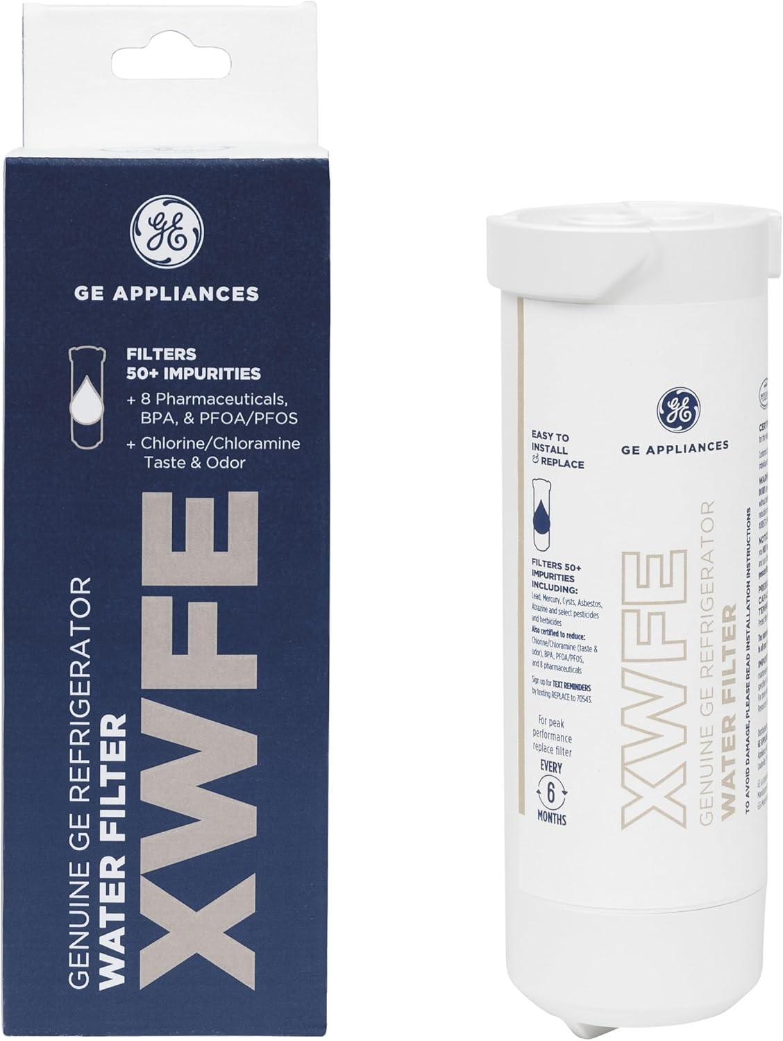 1PC GE XWFE Refrigerator Water Filter Genuine Replacement Filter(No Chip) gallery