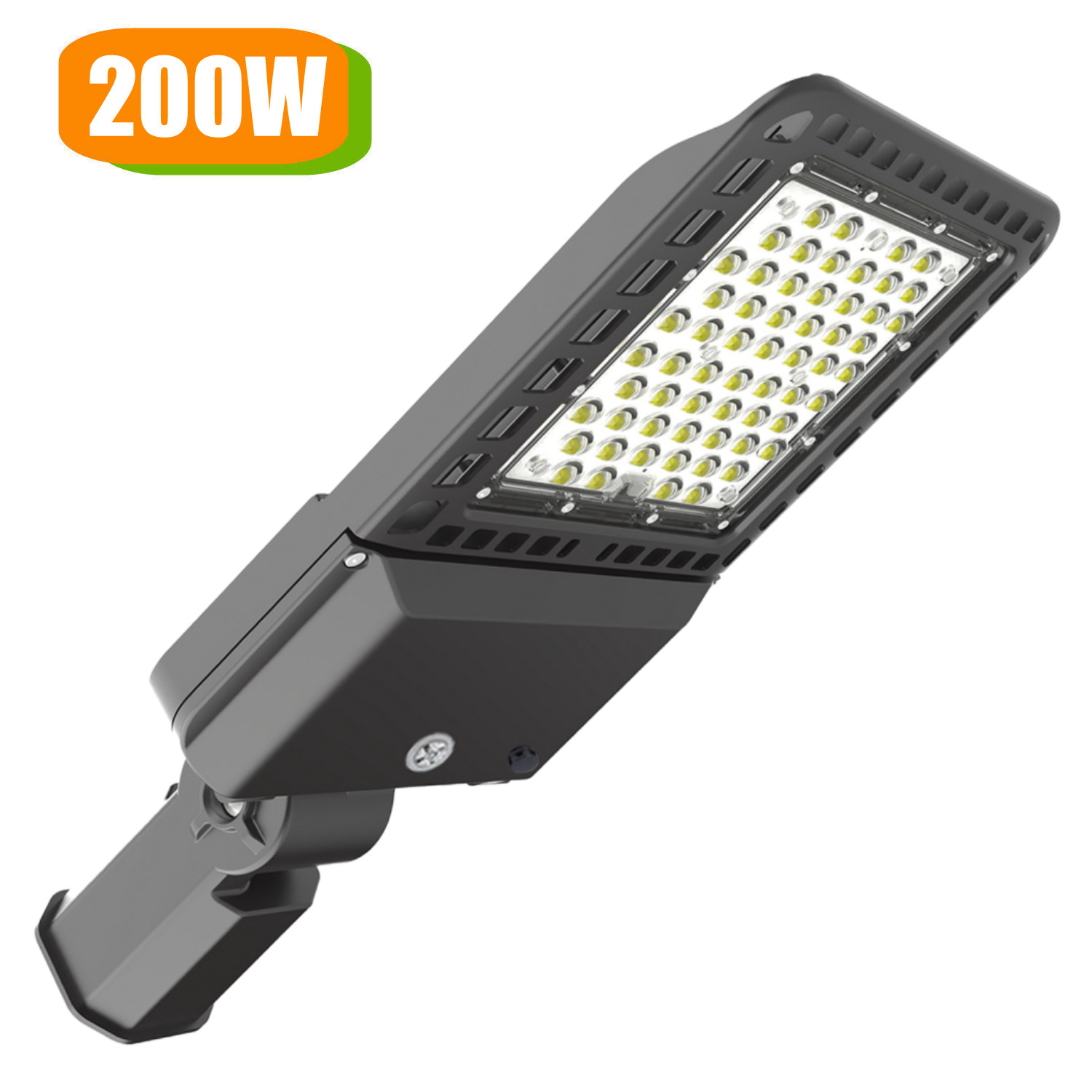 200W LED Parking Lot Light Dusk-to-Dawn Commercial Outdoor Shoebox Street Lights gallery