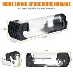 Rat Trap – Quick Catch Design, Ideal for Home, Farm & Storage Areas, Easy Setup