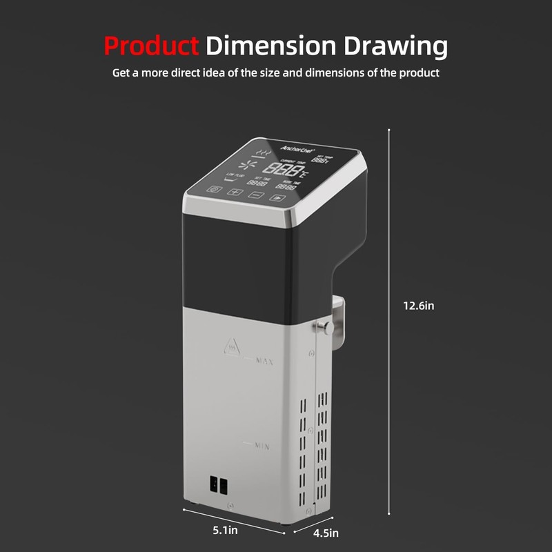 Precision Temperature Controlled Sous Vide Cooker gallery